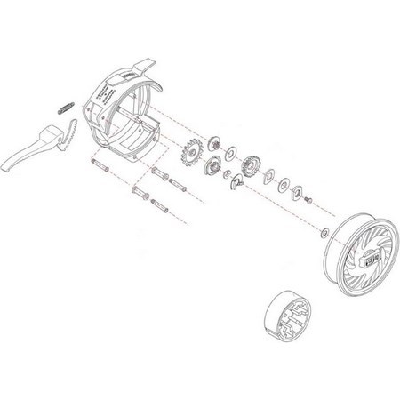 Piezas De Repuesto Para Carrete Peerless Bam Ritm 80 A Mouche Et Ritm 80 Toc