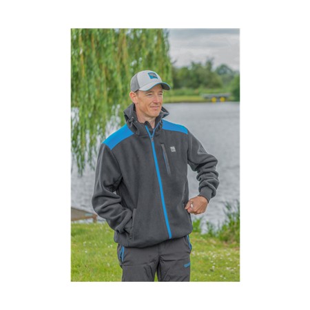 PILE DA UOMO PRESTON INNOVATIONS WINDPROOF FLEECE JACKET - NERO