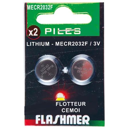 Pile Flashmer Cr2032 - 3 Volt - Pacchetto Di 2