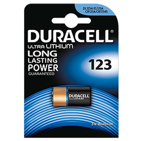PILE LITHIUM CR DURACELL CR123 3 V