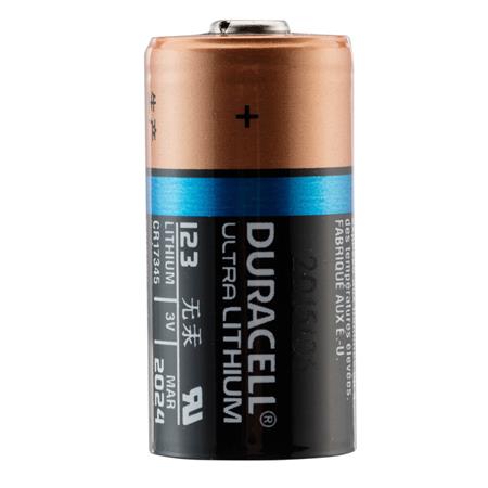 Pile Lithium Cr Duracell Cr123 3 V