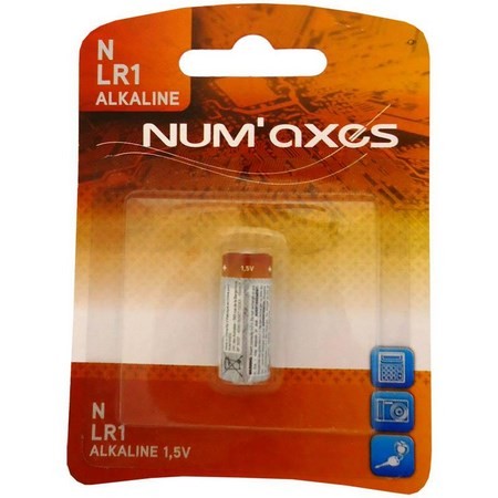 Pilha Alcalina Numaxes 1,5V Lr1