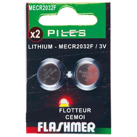 Pilhas - 3 Volts Flashmer Cr2032 - 3 Volts - Pack De 2
