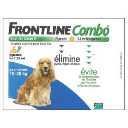 Pipette Insecticida Frontline Combo Chien M 10-20Kg