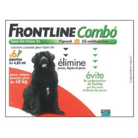 Pipette Insecticida Frontline Combo Chien Xl 40-60Kg