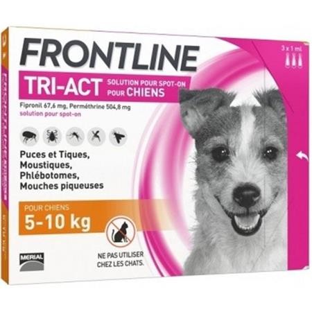 Pipette Insecticida Frontline Tri-Act S 5-10Kg