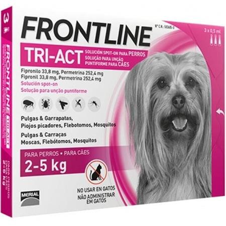 Pipette Insecticida Frontline Tri-Act Xs 2-5Kg
