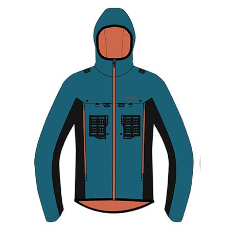 PIUMINO UOMO DEVAUX RIFT'FLY - ARANCIONE/BLU