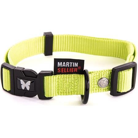 Plain Nylon Adjustable Dog Collar Martin Sellier