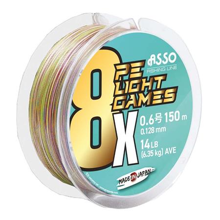 Plecionka Asso Light Games 8X Pe - Multikolorowy