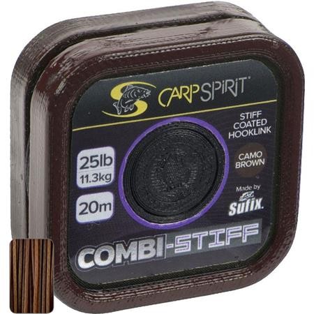 Plecionka Do Przyponu Carp Spirit Combi Stiff Brown - 20M