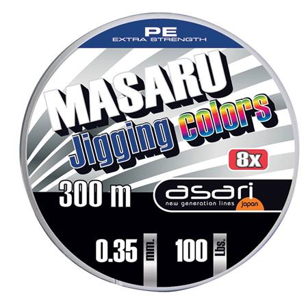 Πλεγμένη Πετονιά Asari Masaru Jigging Colors - 300M