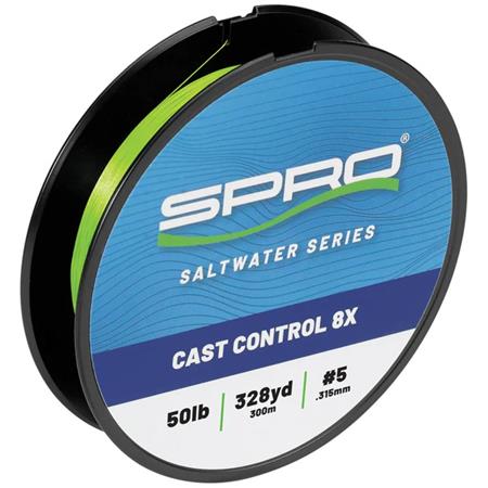 Πλεγμένη Πετονιά Spro Cast Control 8X Lime Green