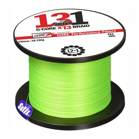 Πλεγμένη Πετονιά Sufix 131 G-Core - Νέον Chartreuse - 1500M