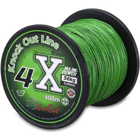 Πλεγμένη Πετονιά Unicat Knock Out Line 4X - 400M