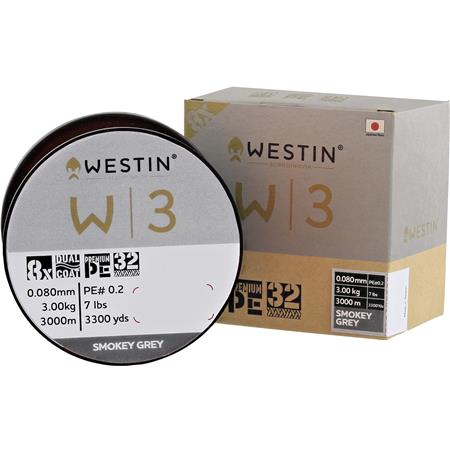 Πλεγμένη Πετονιά Westin W3 8-Braid Smokey Grey