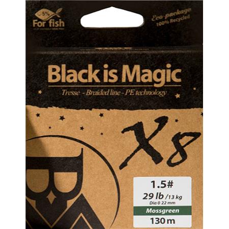 Πλεκτή Πετονιά Bim Tackle Black Is Magic Mossgreen - 130M