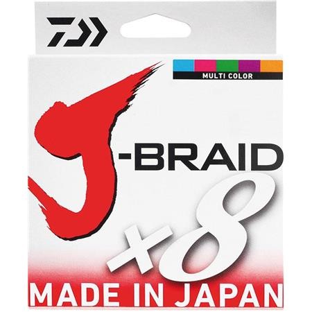 Πλεκτή Πετονιά Daiwa J Braid X 8 Πολύχρωμη - 300M