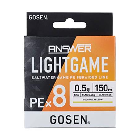 Πλεκτή Πετονιά Gosen Answer Lightgame X8 - 150M