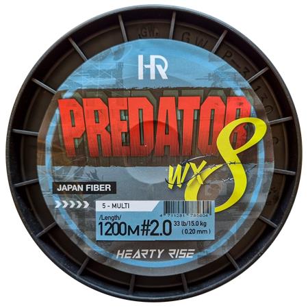 Πλεκτή Πετονιά Hearty Rise Predator X8 - 1200M Πολύχρωμο
