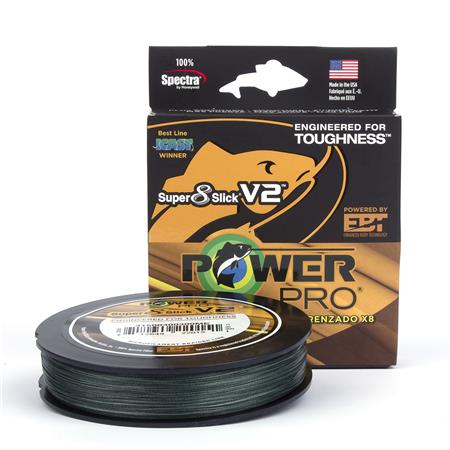 Πλεκτή Πετονιά Power Pro Sup 8 Slick V2 - 275M - Πράσινο Βρύου
