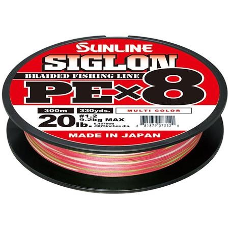 Πλεκτή Πετονιά Sunline Siglon Braid Pe 8X Πολύχρωμο - 300M