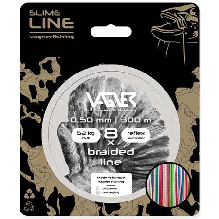 Πλεκτή Πετονιά Vagner Braided Line Reflex Multicolor - 300M