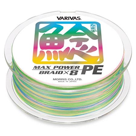 Πλεκτή Πετονιά Varivas Namazu Max Power Pe Πολύχρωμη - 80M