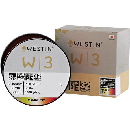Πλεκτή Πετονιά Westin W3 8-Braid Θαλάσσιο Μείγμα