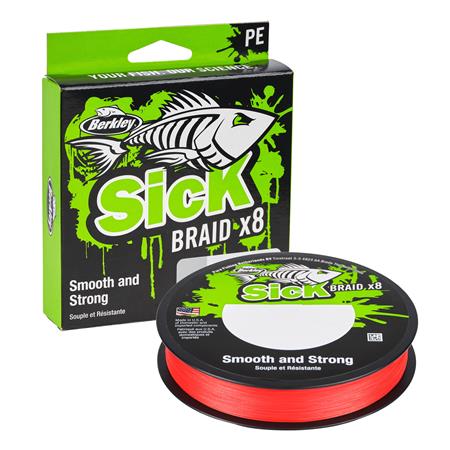 Πλεξίδα Berkley Sick Braid Red - 300M