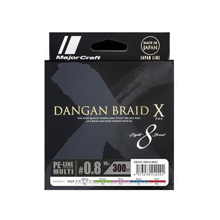 ΠΛΕΞΊΔΑ MAJOR CRAFT DANGAN BRAID X ΠΟΛΎΧΡΩΜΟ - 300M