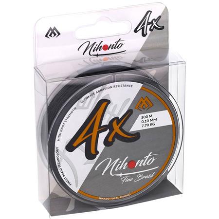 ΠΛΕΞΊΔΑ MIKADO NIHONTO FINE BRAID - ΜΑΎΡΟ - 300M