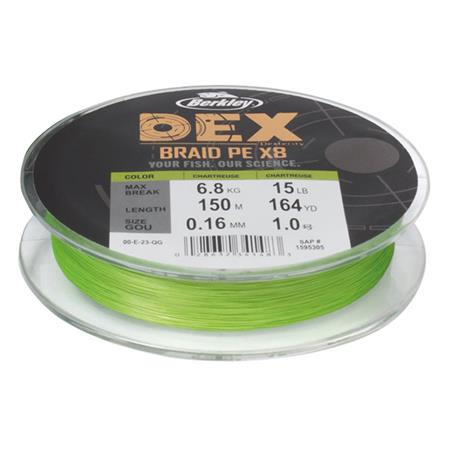 Πλεξούδα Berkley Dex Braid X8 Chartreuse - 3000M