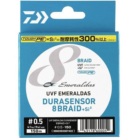 Πλεξούδα Daiwa Emeraldas Durasensor 8 Braid +Si 2 Πολυχρωμη - 150M