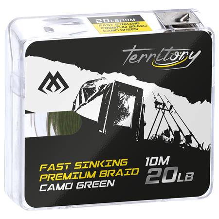 Πλεξούδα Για Αρματωσιέσ Mikado Fast Sinking Premium Braid Πράσινο Καμουφλάζ - 10M