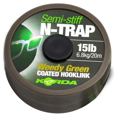 Πλεξούδα Για Παράμαλλο Korda N-Trap Semi -Stiff - 20M