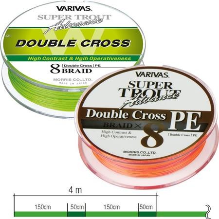 Πλεξούδα Για Θάλασσα Varivas Super Trout Double Cross Pe - 92M