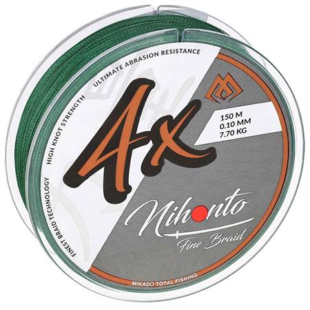 Πλεξούδα Mikado Nihonto Fine - Πράσινο - 150M