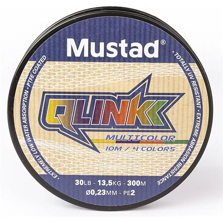 Πλεξούδα Mustad Qlink Multicolor - 300M