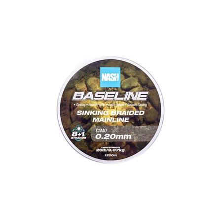 Πλεξούδα Nash Baseline Sinking Braid Camo - 1200M