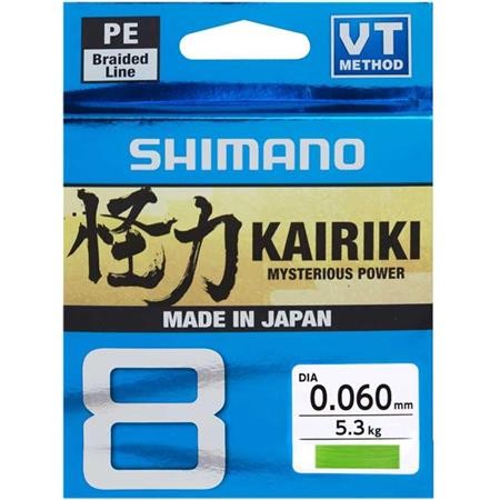 Πλεξούδα Shimano Kairiki Sx8 Πράσινο - 300M
