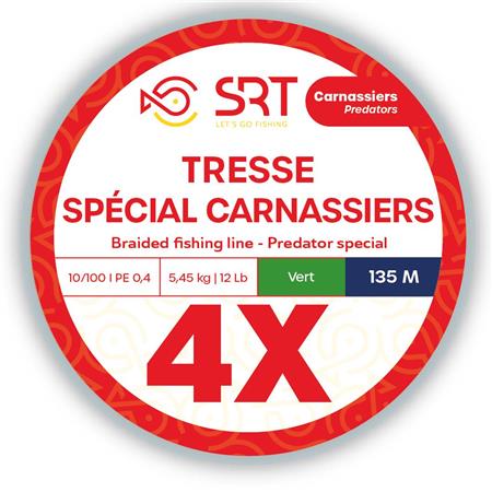 Πλεξούδα Srt 4X - Πράσινο Βρύασ - 270M