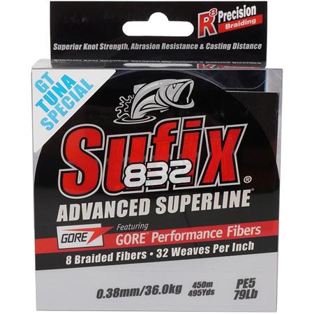 Πλεξούδα Sufix 832 Advanced Superline Tuna Special - 450M