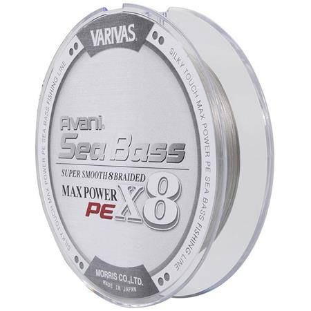 Πλεξούδα Varivas Avani Seabass Max Power X8 Γκρι - 150M