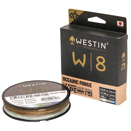 Πλεξούδα Westin W 8 9-Braid Oceanic Forge