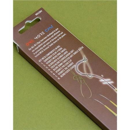ΠΛΉΡΗΣ ΑΡΜΑΤΩΣΙΆ ONE MORE CAST META TERMINAL TACKLE ALL-IN-1 RIG - FUZED LEADER LEADCLIP D-RIG BARBED