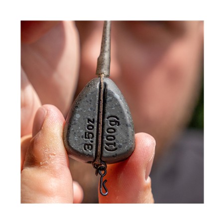 PLOMB AVID CARP INLINE FLAT PEAR GROOVE LEAD