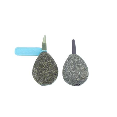 Plomb Carpe Nash In-Line Flat Pear Weed/Silt - 42.5/56.1G - Par 2