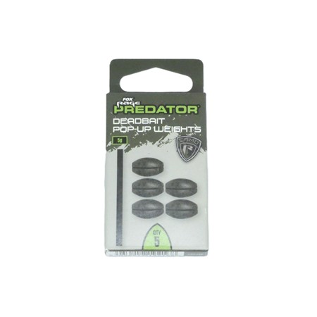 Plomb Fox Rage Predator Deadbait Pop-Up Weights Camo - Fac099