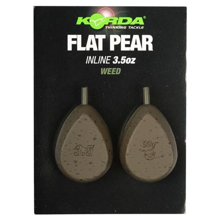 Plomb Korda Flat Pear Inline - Par 2